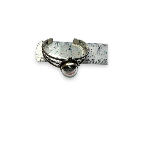 Sterling silver dice die cuff bracelet by RISH handmade artisan instagram large - Picture 6 of 8